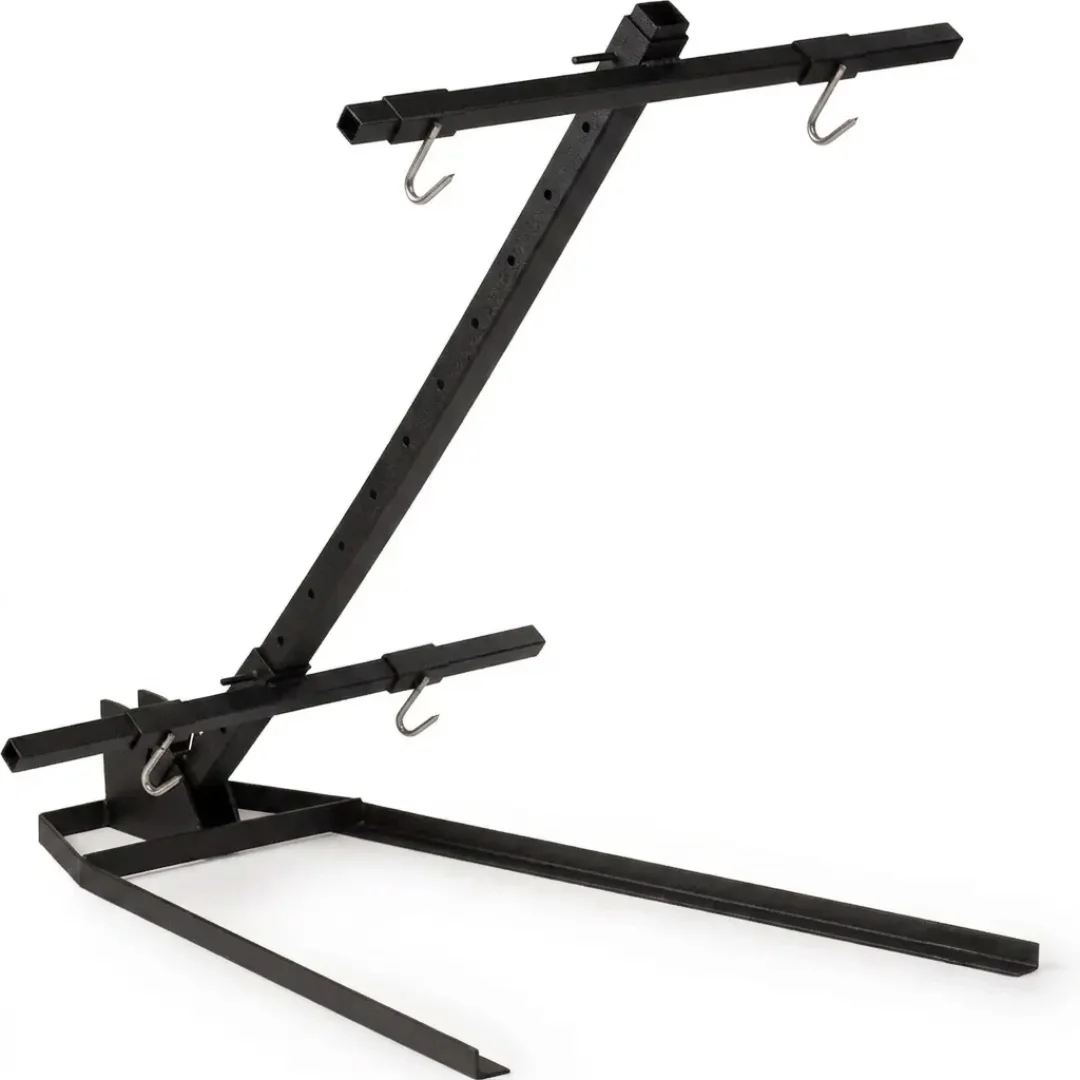 un asador patagónico de fierro negro pintado para altas temperaturas. · cb-19-1 · Reino Parrilla